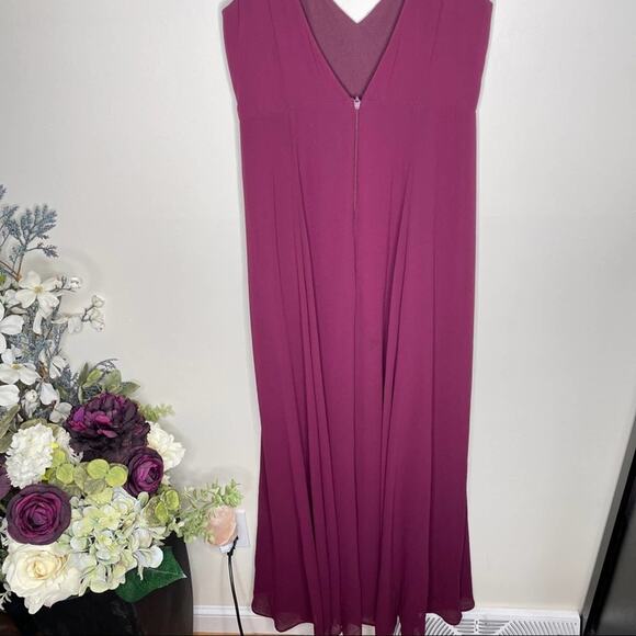SHOW ME YOUR MUMU Jenn Maxi Dress Merlot {X35} - Picture 5 of 7